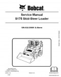 Сервисная инструкция BOBCAT S175, 11-10