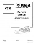Сервисная инструкция BOBCAT V638, 1-07