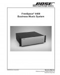 Сервисная инструкция Bose FREESPACE 4400