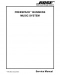 Сервисная инструкция Bose FREESPACE BUSINESS