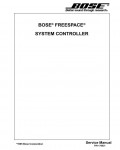 Сервисная инструкция Bose FREESPACE BUSINESS SYSTEM CONTROLLER