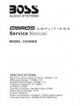 Сервисная инструкция Boss CH3000D