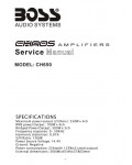 Сервисная инструкция Boss CH650