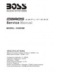 Сервисная инструкция Boss CH850M
