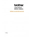 Сервисная инструкция Brother HL-820, HL-1020, HL-1040, HL1050