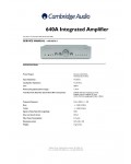 Сервисная инструкция Cambridge Audio AZUR-640A