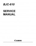 Сервисная инструкция Canon BJC-610