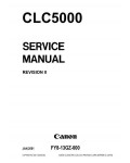 Сервисная инструкция Canon CLC-5000