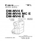 Сервисная инструкция Canon DM-MV4E, MV4IE, MV4IMCE