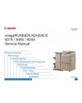 Сервисная инструкция Canon iR ADVANCE 6055, 6065, 6075