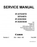 Сервисная инструкция CANON IR2230, IR3530