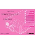 Сервисная инструкция Canon LV-7105E, LV-7105U