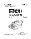 Сервисная инструкция Canon MVX-200, MVX-200i, MVX-250i