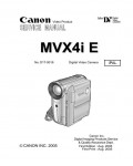 Сервисная инструкция Canon MVX-4I