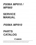 Сервисная инструкция Canon Pixma MP810, MP960