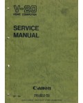 Сервисная инструкция CANON V-20-HOME-COMPUTER