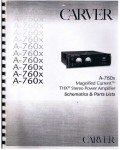 Сервисная инструкция Carver A-760X