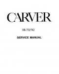 Сервисная инструкция Carver HR-732, HR-742
