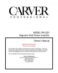 Сервисная инструкция Carver PM-1201