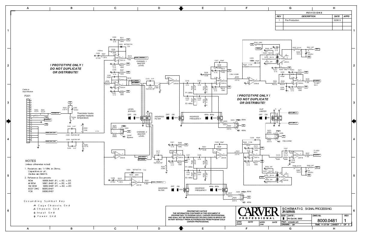 Сервисная инструкция Carver ZR-SERIES