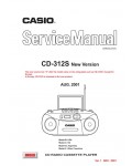 Сервисная инструкция Casio CD-312S (2001)