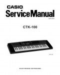 Сервисная инструкция Casio CTK-100