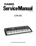 Сервисная инструкция Casio CTK-50