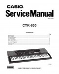 Сервисная инструкция Casio CTK-630