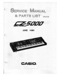 Сервисная инструкция Casio CZ-5000