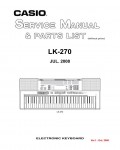 Сервисная инструкция Casio LK-270