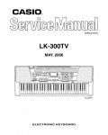 Сервисная инструкция Casio LK-300TV