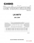 Сервисная инструкция Casio LK-90TV