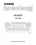 Сервисная инструкция Casio LK-93TV