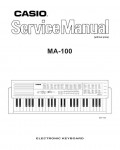 Сервисная инструкция Casio MA-100