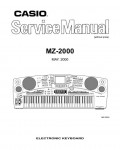 Сервисная инструкция Casio MZ-2000