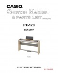 Сервисная инструкция Casio PX-120
