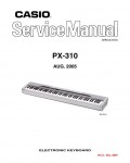 Сервисная инструкция Casio PX-310