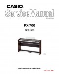Сервисная инструкция Casio PX-700