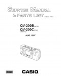 Сервисная инструкция Casio QV-200BC