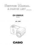 Сервисная инструкция Casio QV-2900UX