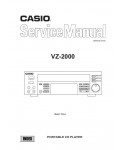 Сервисная инструкция CASIO VZ-2000