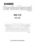 Сервисная инструкция Casio WK-110