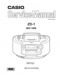 Сервисная инструкция Casio ZD-1