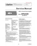 Сервисная инструкция Clarion APA4320