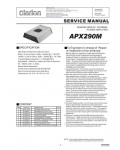 Сервисная инструкция Clarion APX290M