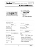 Сервисная инструкция Clarion ARX6370