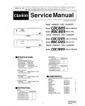 Сервисная инструкция Clarion CDC605, CDC1205, CDC1805, RDC605, RDC1205 (PE-2116, PE-2117, PE-2118)