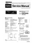 Сервисная инструкция Clarion CDC6300 (PE-2048A)