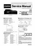 Сервисная инструкция Clarion CDC9250, 6201CD (PE-2050A)