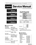 Сервисная инструкция Clarion CRH60, CRH61, CRH70, CRH71 (PE-9411A, PE-9412A, PE-9413A, PE-9414A)